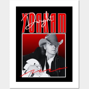 Dwight yoakam///original retro Posters and Art